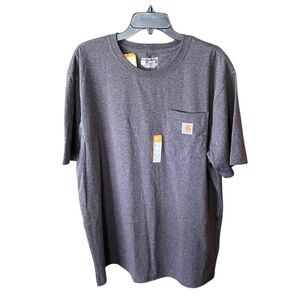 NWT Carhartt loose fit men’s pocket tee T shirt LARGE charcoal gray streetwear